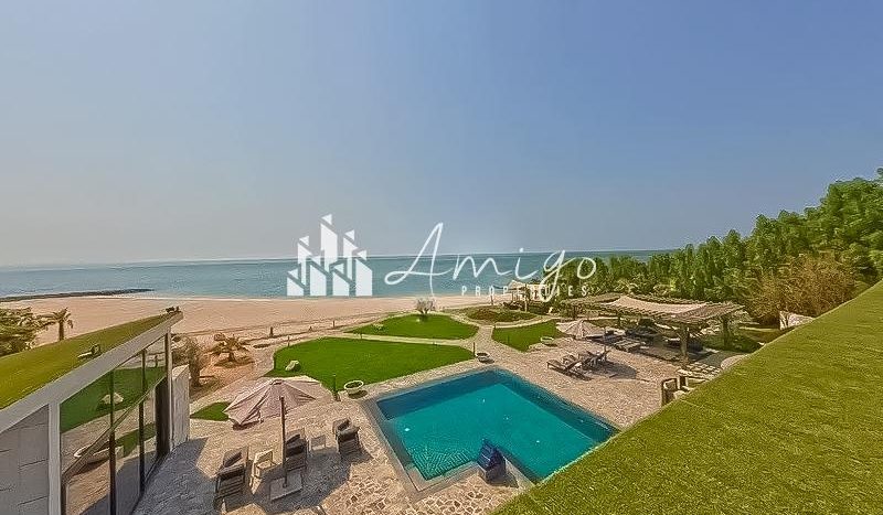 Full Sea View | Private Beach Access | Exclusive Private 6 BR Villa + Maid